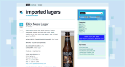 Desktop Screenshot of importedlagers.com